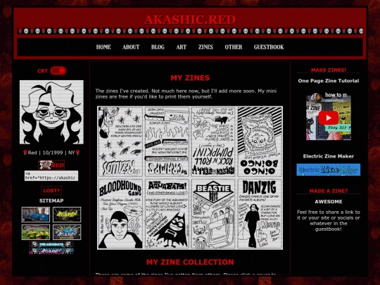 zines screenshot