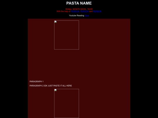 CREEPYPASTATEMPLATE screenshot