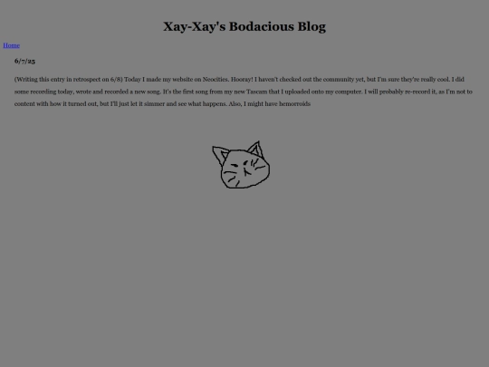 blog screenshot