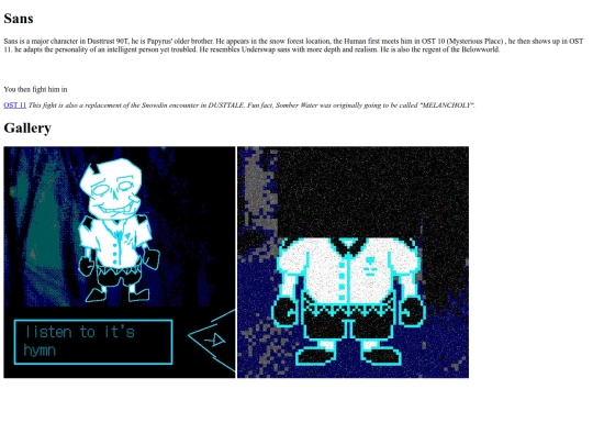 sans screenshot