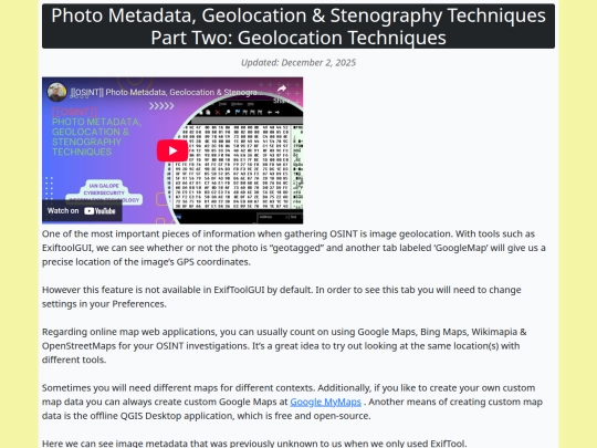 posts/Part2_PhotoMetadataGeolocationStenography screenshot