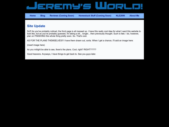 blogpost-testpage screenshot