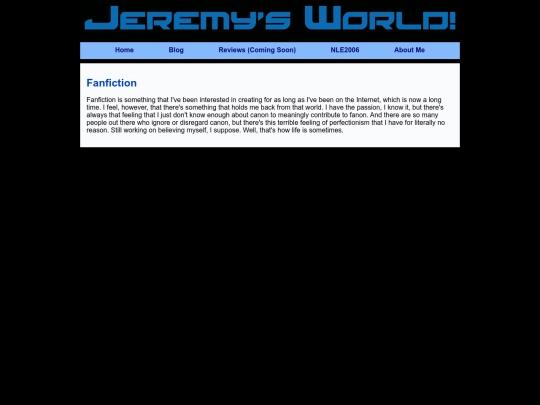 fanfiction-blogupdate screenshot