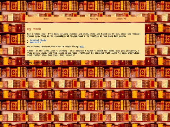 writing screenshot