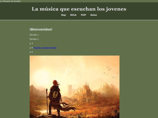 index screenshot