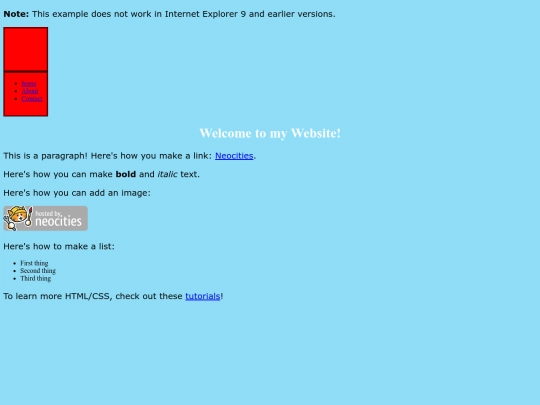 contact screenshot
