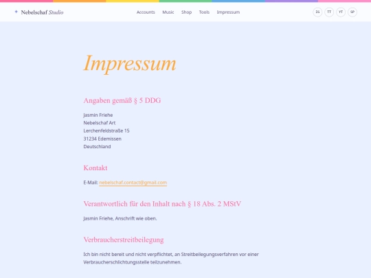 impressum screenshot