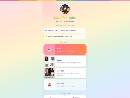 links screenshot