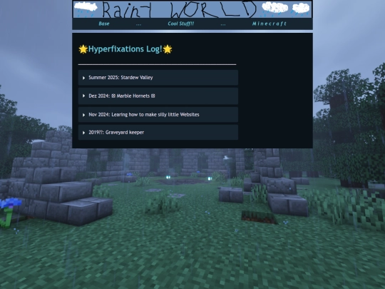 hyperfixation screenshot