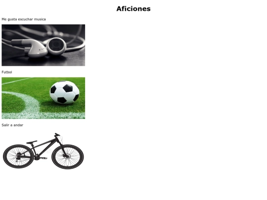 Aficiones screenshot