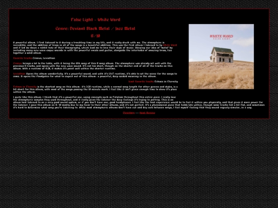 CDs/album_reviews/false_light_white_ward screenshot
