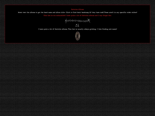 CDs/albums screenshot