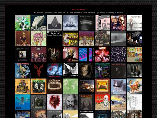 CDs/collection screenshot
