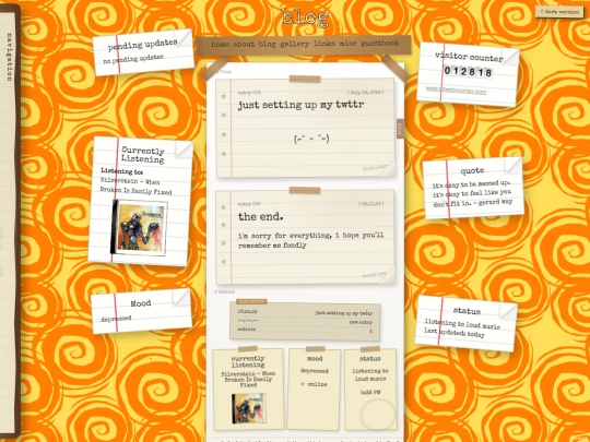 blog screenshot