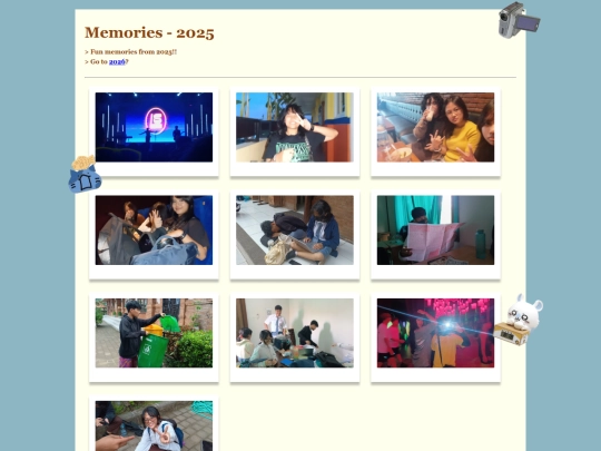 memories/Memories2025 screenshot