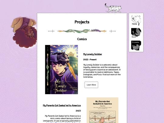 projects screenshot