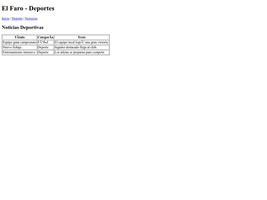 deporte screenshot