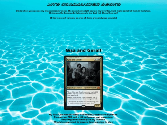 mtgdecks screenshot