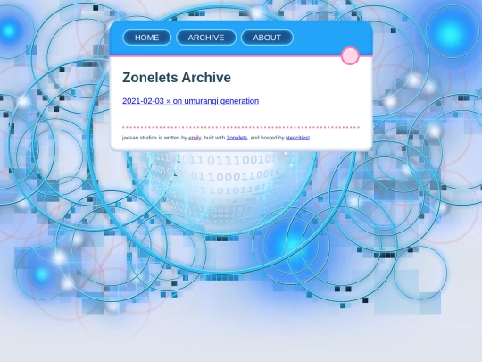 archive screenshot
