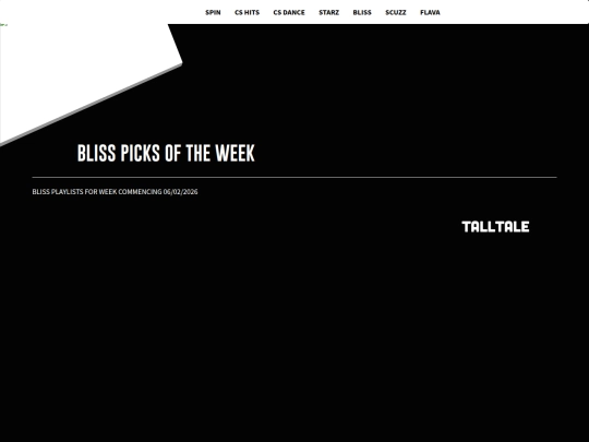 playlist/bliss screenshot