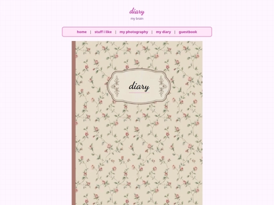 diary screenshot