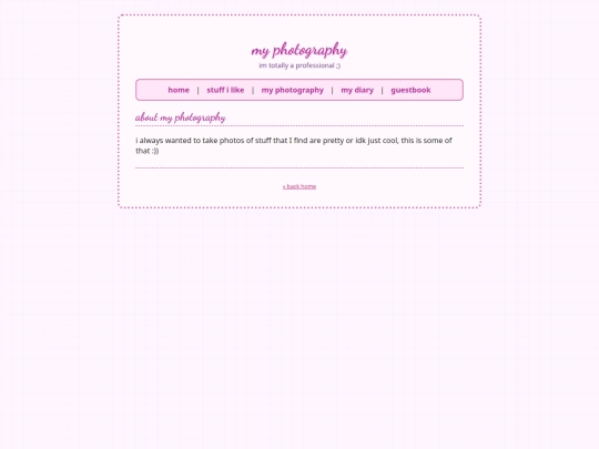 images/photography screenshot
