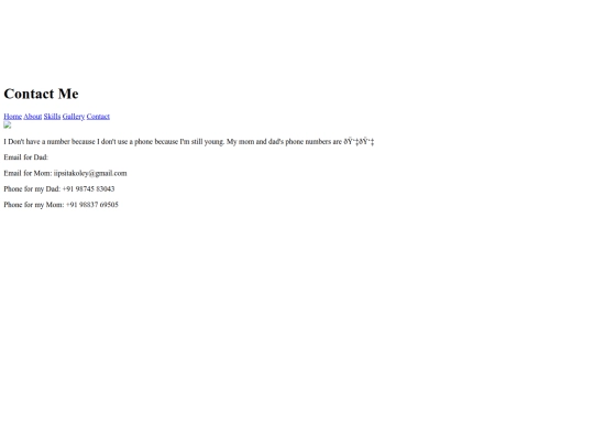 contact screenshot