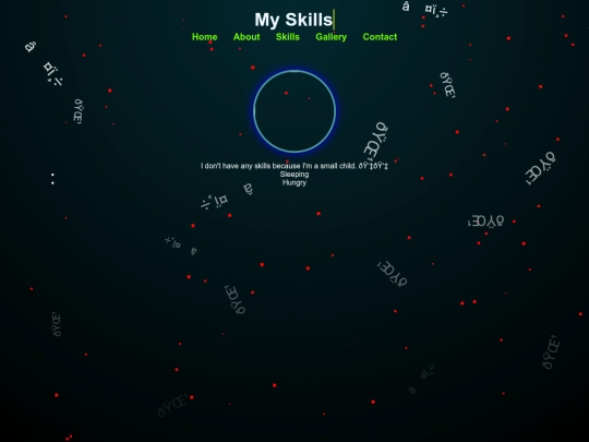 skills screenshot