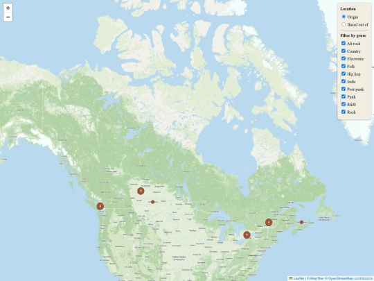things/canadian-music-map-app screenshot