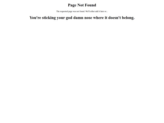 webpages/not_found screenshot