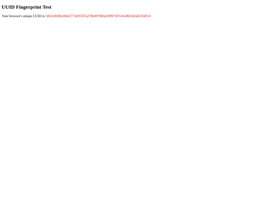 uuid_test screenshot