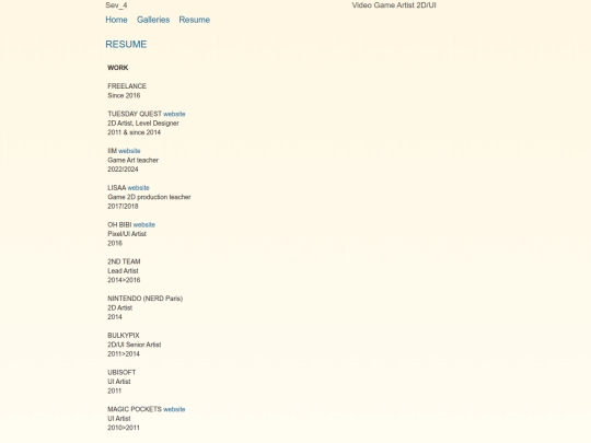 resume screenshot