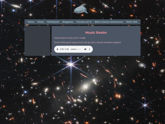 musicpage screenshot