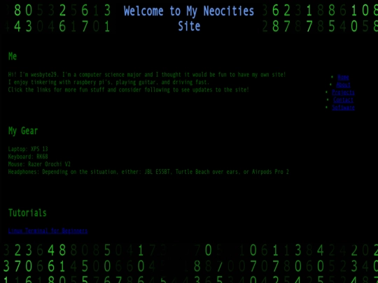 index screenshot