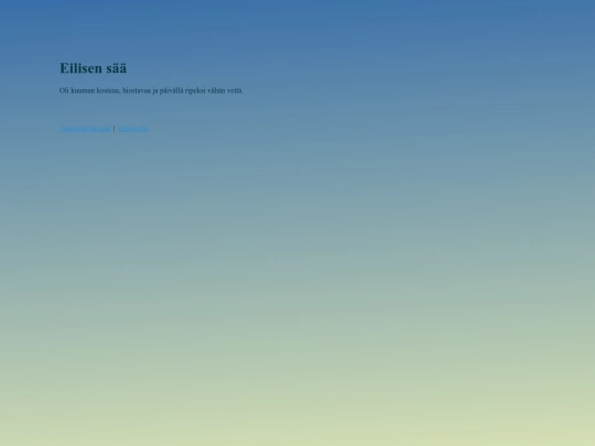 eilisen-sää screenshot