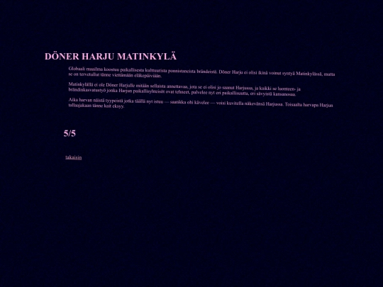 kritiikki/dxner-harju screenshot