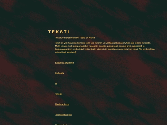 teksti screenshot