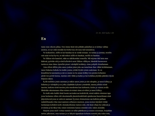 teksti/korkealla screenshot