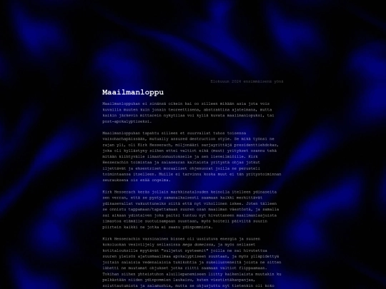 teksti/maailmanloppu screenshot