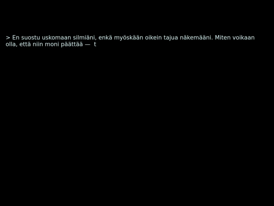 teksti/miete screenshot