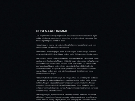 teksti/uusi-naapurimme screenshot