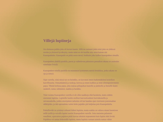 teksti/villej-lupiineja screenshot