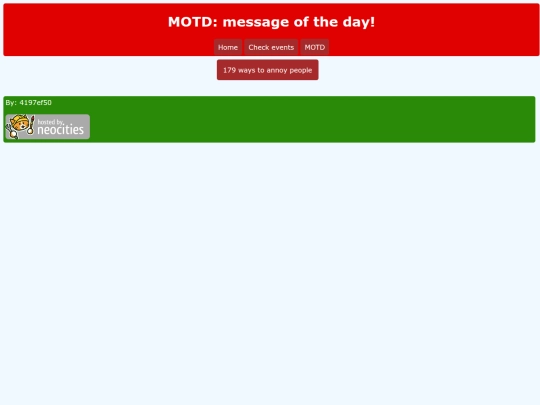 motd screenshot