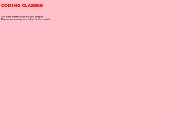 codingclass screenshot