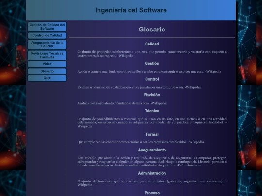 glosario screenshot