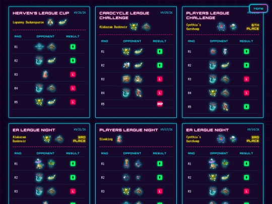 tournament screenshot