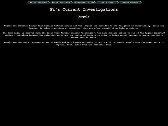 Stories/Angels screenshot