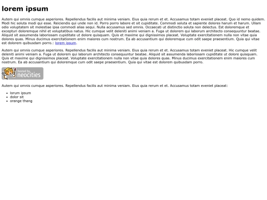 testpage screenshot
