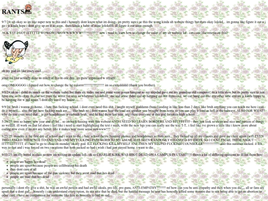 rant screenshot