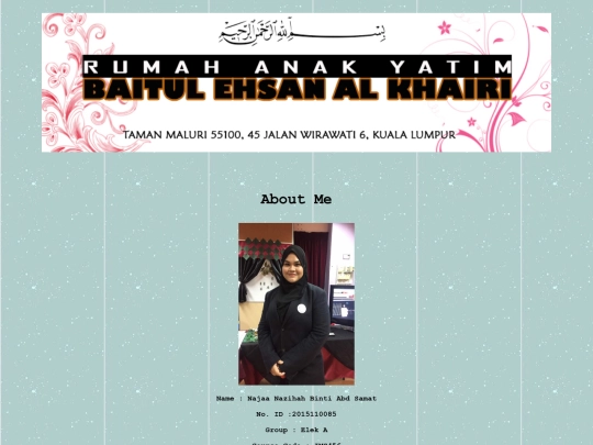 aboutme screenshot
